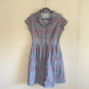 Floral vintage-style dress
